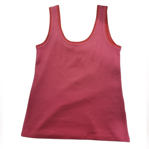 J. Crew Tops - J. Crew Vibrant Pink Ribbed Tank Top